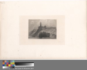 St. Florent by Robert Brandard, in Etching and engraving; engraver's proof (b) on moderately thick, slightly textured, cream wove paper with beige chine collé. — Robert Brandard Wallpaper