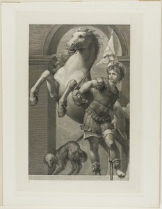St. George by Paolo Toschi, created n.d. Download this artwork as a high-resolution wallpaper for desktop, tablet, or mobile. — Illustration Wallpaper