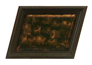 Staircase panel by James McNeill Whistler, created 1876, in Oil paint and metal leaf on wood. Download this artwork as a high-resolution wallpaper for desktop, — James McNeill Whistler Wallpaper