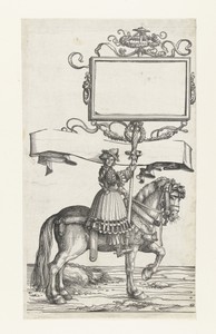 Standaarddrager by Hans Burgkmair (I), created 1483 - 1526, in paper; houtsnede. Download this artwork as a high-resolution wallpaper for desktop, tablet, or mo — Hans Burgkmair (I) Wallpaper