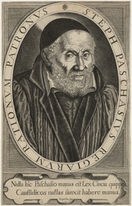 Stephen Paschasius by Jaspar de Isaac, in engraving. Download this artwork as a high-resolution wallpaper for desktop, tablet, or mobile. — Jaspar de Isaac Wallpaper