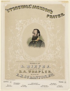 Stonewall Jackson by Henry C. Eno, created 1864, in Lithograph with tintstone on paper. Download this artwork as a high-resolution wallpaper for desktop, tablet — Henry C. Eno Wallpaper