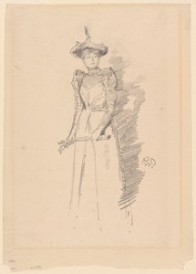 Suede Gloves by James McNeill Whistler, created 1890, in Transfer lithograph in black on cream laid paper. Download this artwork as a high-resolution wallpaper 
