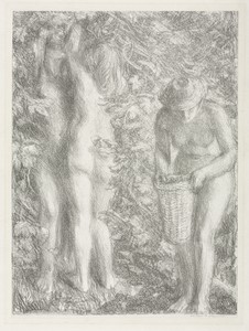 Summer by Charles Hasslewood Shannon, created 1892, in lithograph. Download this artwork as a high-resolution wallpaper for desktop, tablet, or mobile. — Charles Hasslewood Shannon Wallpaper