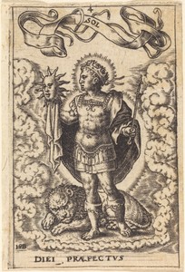 Sun by Theodor de Bry, created c. 1570/1598, in engraving. Download this artwork as a high-resolution wallpaper for desktop, tablet, or mobile. — Theodor de Bry Wallpaper
