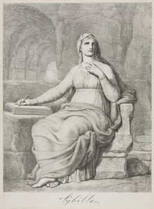 Sybille by Simon Petrus Klotz, created 1803, in lithograph. Download this artwork as a high-resolution wallpaper for desktop, tablet, or mobile.