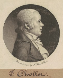 T. Chollet by Charles B. J. Févret de Saint-Mémin, created 1800, in mezzotint and engraving in black on wove paper mounted to brown wove paper. Download this ar — Art Picture