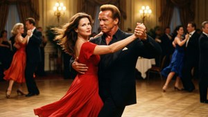Helen and Harry tangoing in ballroom