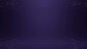 Fundo digital roxo escuro com linhas de circuito brilhantes nos cantos.