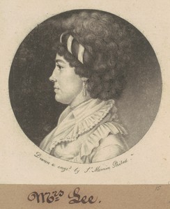 Temperance Hedge Lee by Charles B. J. Févret de Saint-Mémin, created 1799, in mezzotint and engraving in black on wove paper mounted to brown wove paper. Downlo — Painting Picture