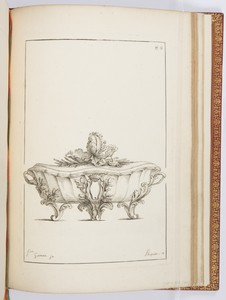 Terrine by Jacques Jean Pasquier, created 1748, in Etching on laid paper. Download this artwork as a high-resolution wallpaper for desktop, tablet, or mobile. — Jacques Jean Pasquier Wallpaper