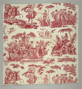 Textile by Claude-Louis Desrais, created 18th century, in Material: cotton Technique: printed by engraved copper plate on plain weave; mordant for red. Download