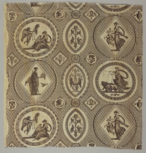 Textile by Jean-Baptiste Huet, created 1808, in Medium: cotton Technique: printed by engraved plate on plain weave. Download this artwork as a high-resolution w — Jean-Baptiste Huet Wallpaper