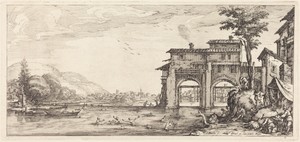 The Bathers by Jacques Callot, created probably c. 1630, in etching on laid paper. Download this artwork as a high-resolution wallpaper for desktop, tablet, or — Art Picture