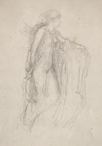 The Cap by James McNeill Whistler, created 1893, in lithograph. Download this artwork as a high-resolution wallpaper for desktop, tablet, or mobile. — Painting Picture