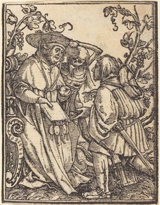 The Cardinal by Hans Lützelburger, created c. 1526, in woodcut. Download this artwork as a high-resolution wallpaper for desktop, tablet, or mobile. — Hans Lützelburger Wallpaper