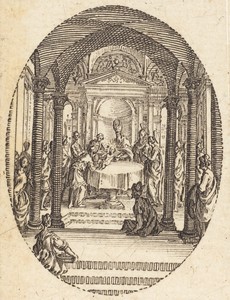 The Circumcision by Jacques Callot, created c. 1631, in etching on laid paper. Download this artwork as a high-resolution wallpaper for desktop, tablet, or mobi — Painting Picture