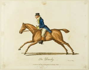 The Dandy by James Gillray, created published June 29, 1810, in Hand-colored etching on paper. Download this artwork as a high-resolution wallpaper for desktop,