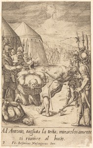 The Decapitated by Jacques Callot, created 1619, in engraving on laid paper. Download this artwork as a high-resolution wallpaper for desktop, tablet, or mobile — Jacques Callot Wallpaper