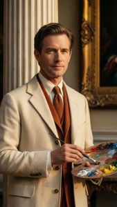 Samuel Lovett Waldo fremstilt som en raffinert gentleman-kunstner, som forener eleganse med håndverk