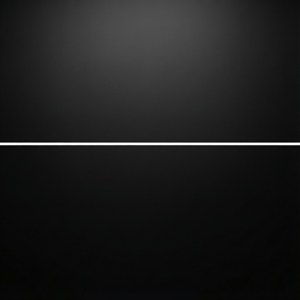 Fondo de pantalla negro ultraminimalista con una sola línea horizontal blanca