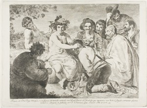 The Drunkards by Francisco José de Goya y Lucientes, created 1778, in Etching with engraved inscription on ivory laid paper. Download this artwork as a high-res — Illustration Wallpaper
