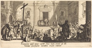 The Ecce Homo by Jacques Callot, created c. 1618, in etching and engraving on laid paper. Download this artwork as a high-resolution wallpaper for desktop, tabl — Jacques Callot Wallpaper
