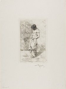 The Filthy Man by Mariano Fortuny y Marsal, created n.d., in Etching on paper. Download this artwork as a high-resolution wallpaper for desktop, tablet, or mobi — Illustration Wallpaper