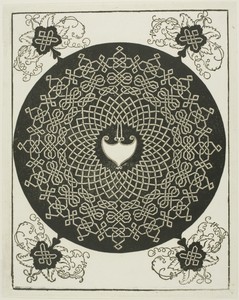 The First Knot by Albrecht Dürer, created c. 1507, in Woodcut in black on ivory laid paper. Download this artwork as a high-resolution wallpaper for desktop, ta — Illustration Background