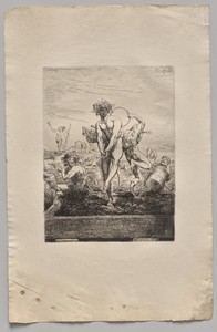 The Harvests by Nicolas-François Chifflart, created 1865, in etching. Download this artwork as a high-resolution wallpaper for desktop, tablet, or mobile.