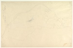 The Lovers by Gustav Klimt, created 1913, in Graphite. Download this artwork as a high-resolution wallpaper for desktop, tablet, or mobile.