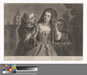 The Masqueraders by John Simon, in Mezzotint on medium, slightly textured, cream laid paper. Download this artwork as a high-resolution wallpaper for desktop, t — John Simon Wallpaper