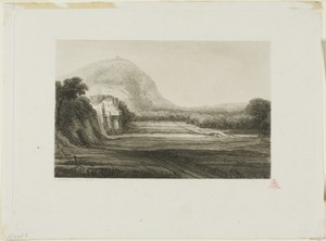 The Mill by Charles-François Daubigny, created 1848, in Etching and aquatint on white wove paper. Download this artwork as a high-resolution wallpaper for deskt — Illustration Wallpaper