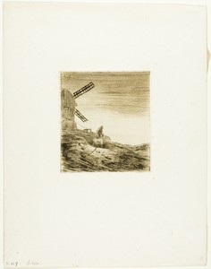 The Mill by Charles Emile Jacque, created 1848, in Drypoint and roulette in brown on ivory wove paper. Download this artwork as a high-resolution wallpaper for — Illustration Wallpaper