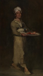 The Scullion by Théodule Augustin Ribot, created c. 1865, in Oil on canvas. Download this artwork as a high-resolution wallpaper for desktop, tablet, or mobile. — Portrait Background