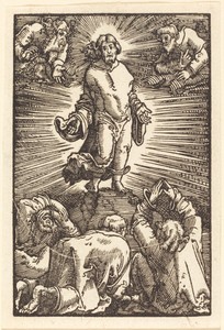 The Transfiguration by Albrecht Altdorfer, created c. 1513, in woodcut on laid paper. Download this artwork as a high-resolution wallpaper for desktop, tablet, — Albrecht Altdorfer Wallpaper
