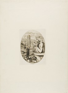 The Vampire by Charles Meryon, created 1853, in Etching and drypoint in warm black on ivory wove chine, laid down on ivory laid paper. Download this artwork as — Painting Picture