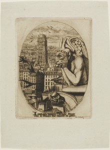 The Vampire by Charles Meryon, created 1853, in Etching and drypoint in dark brown on greenish-ivory laid chine. Download this artwork as a high-resolution wall — Illustration Wallpaper