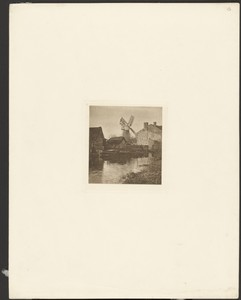The Windmill by Peter Henry Emerson, created 1887. Download this artwork as a high-resolution wallpaper for desktop, tablet, or mobile. — Painting Picture