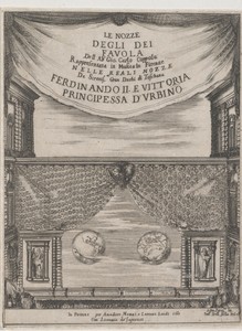 Theaterdecor by Stefano della Bella, created 1637, in paper; etching. Download this artwork as a high-resolution wallpaper for desktop, tablet, or mobile. — Architecture Picture