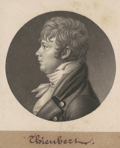Thieubert by Charles B. J. Févret de Saint-Mémin, created 1803, in mezzotint and engraving in black on wove paper mounted to brown wove paper. Download this art — Art Picture