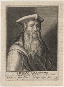 Thomas Cranmer by Willem de Passe, created published 1620, in engraving. Download this artwork as a high-resolution wallpaper for desktop, tablet, or mobile. — Art Wallpaper