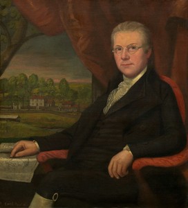 Thomas Earle by Ralph Earl, created 1800, in oil on canvas. Download this artwork as a high-resolution wallpaper for desktop, tablet, or mobile. — Art Picture