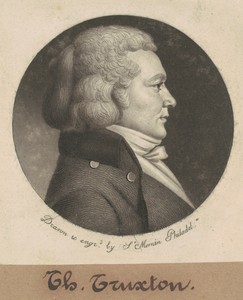 Thomas Truxtun by Charles B. J. Févret de Saint-Mémin, created 1799, in mezzotint and engraving in black on wove paper mounted to brown wove paper. Download thi — Art Picture