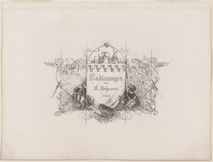 Title Page by Caspar Johann Nepomuk Scheuren, created 1842, in etching. Download this artwork as a high-resolution wallpaper for desktop, tablet, or mobile. — Caspar Johann Nepomuk Scheuren Wallpaper