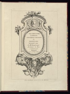 Title Page by Gilles-Marie Oppenord, created 1738, in Etching and engraving on laid paper. Download this artwork as a high-resolution wallpaper for desktop, tab — Gabriel Huquier Wallpaper