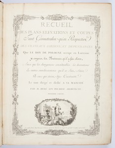 Title Page by Jean-Charles François, created 1753, in Engraving on laid paper. Download this artwork as a high-resolution wallpaper for desktop, tablet, or mobi — Jean-Charles François Wallpaper