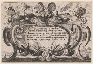 Title Page by Wenceslaus Hollar, created 1646, in etching on laid paper. Download this artwork as a high-resolution wallpaper for desktop, tablet, or mobile. — Art Picture