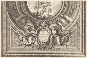Title Page by Jean Lepautre, in etching. Download this artwork as a high-resolution wallpaper for desktop, tablet, or mobile. — Jean Lepautre Wallpaper