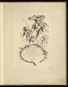 Title Page by Jean-Baptiste Pillement, created 1765–73, in Etching on laid paper. Download this artwork as a high-resolution wallpaper for desktop, tablet, or m — Jean-Baptiste Pillement Wallpaper